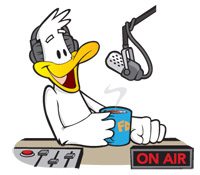 Fuzzy Duck is on the Air