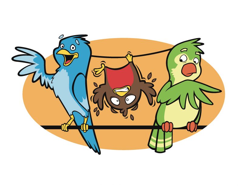 bird mascot branding