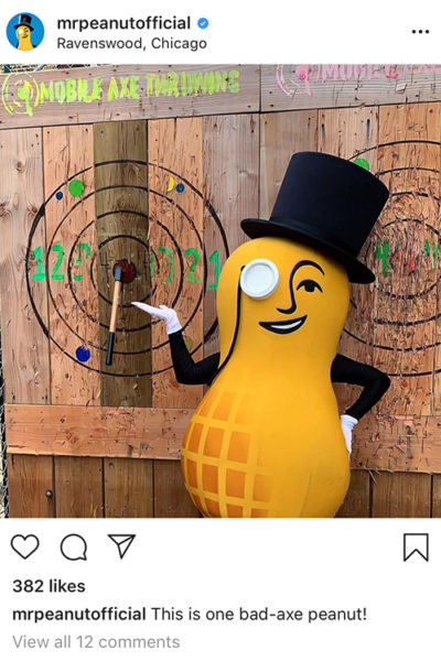 Mr Peanut instagram