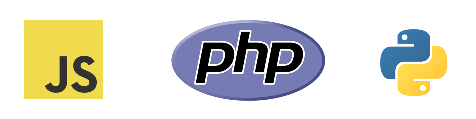 Javascript, PHP, and Python