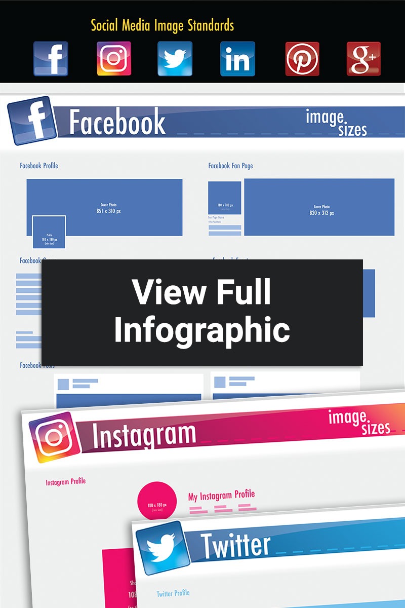 View Full Social Media Image Usage Infographic