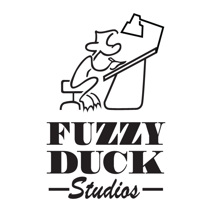 Fuzzy Duck Logo 1995