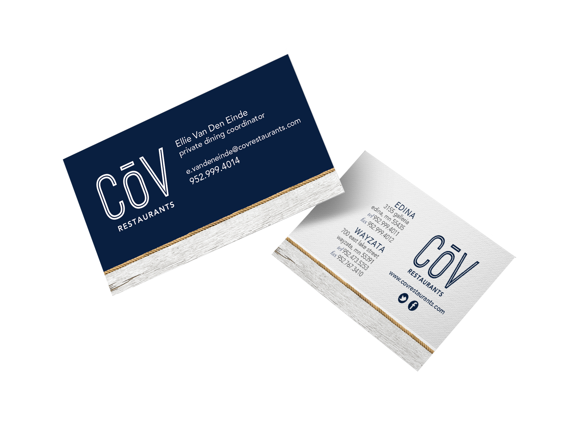 CoV Branded Business Cards