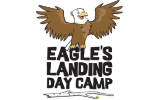 Eagle's Landing Day Camp Character Logo