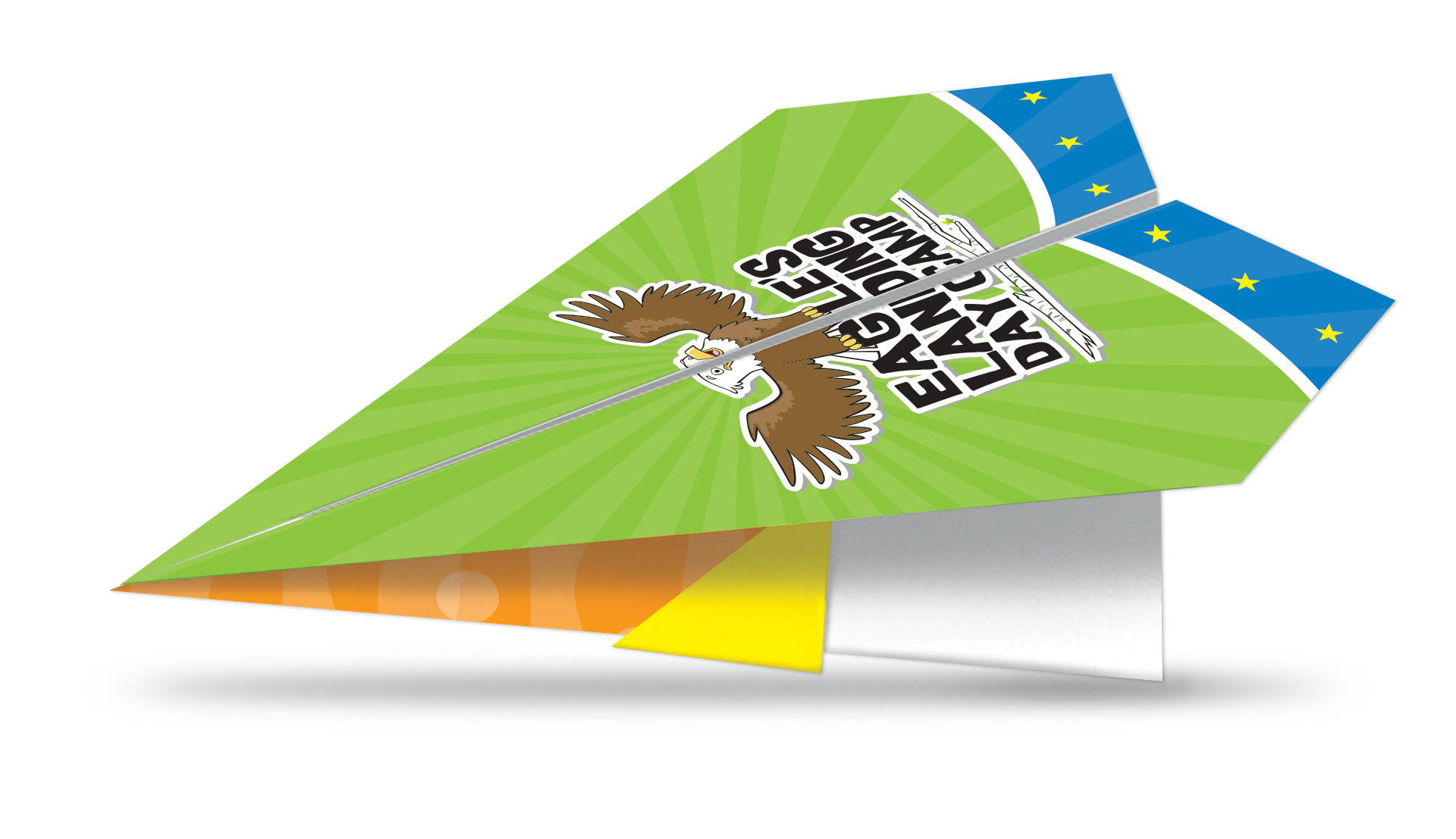 Eagle's Landing Foldable Paper Airplane Design