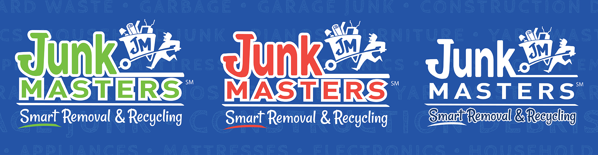 Junk Masters Logo Color Variations