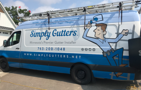 Simply Gutters Truck Wrap