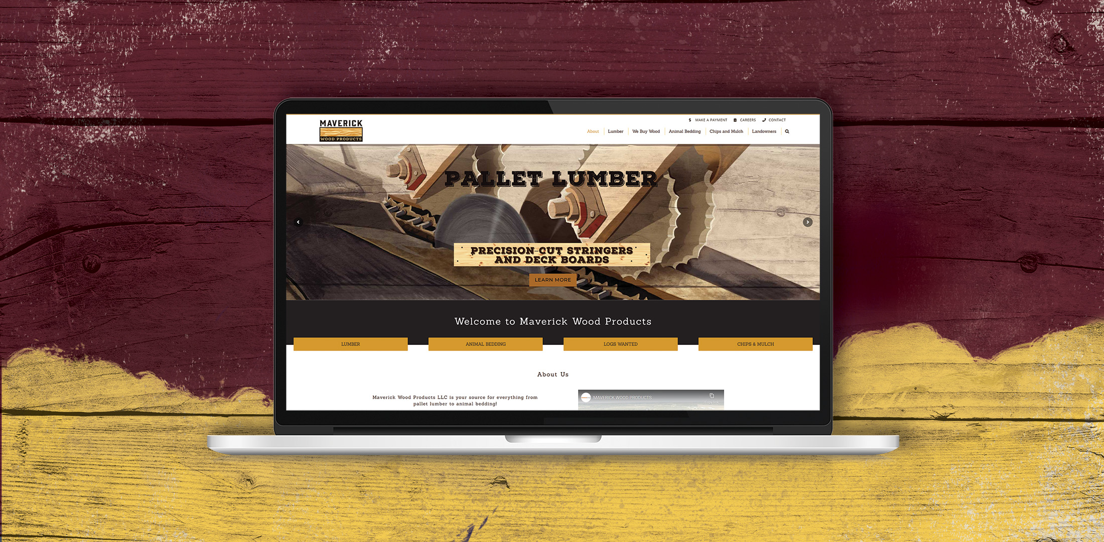 Maverick Wood Products Website