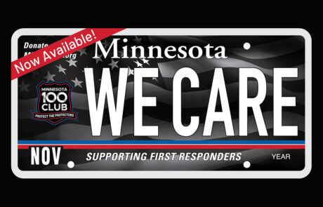 Minnesota 100 Club License Plate