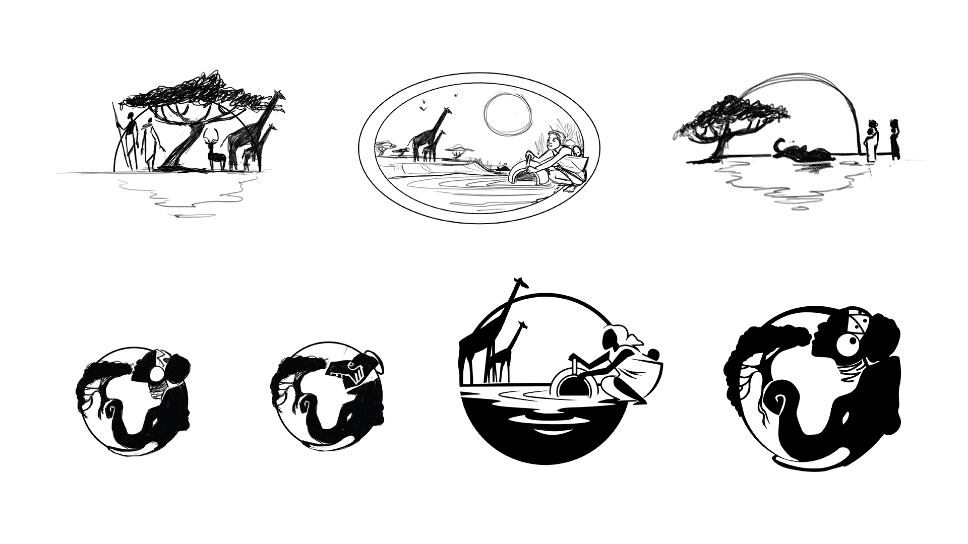 African Community & Conservation Foundation Logo Concepts