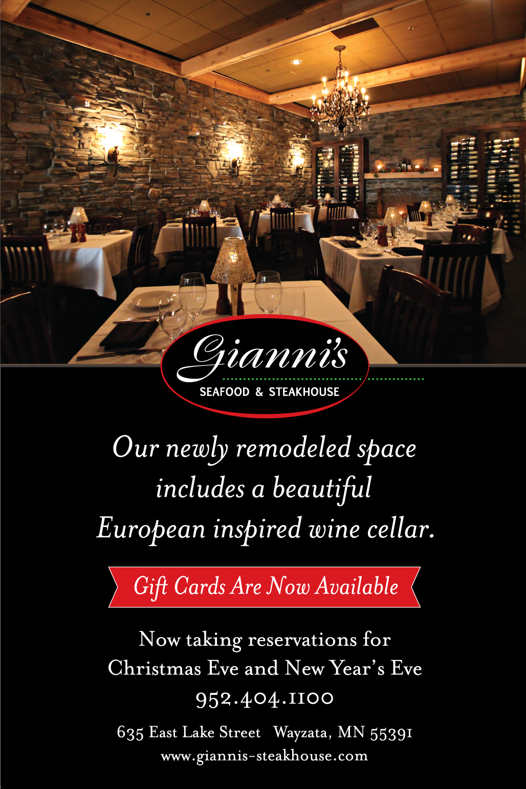 Giannis Wine Cellar Flyer