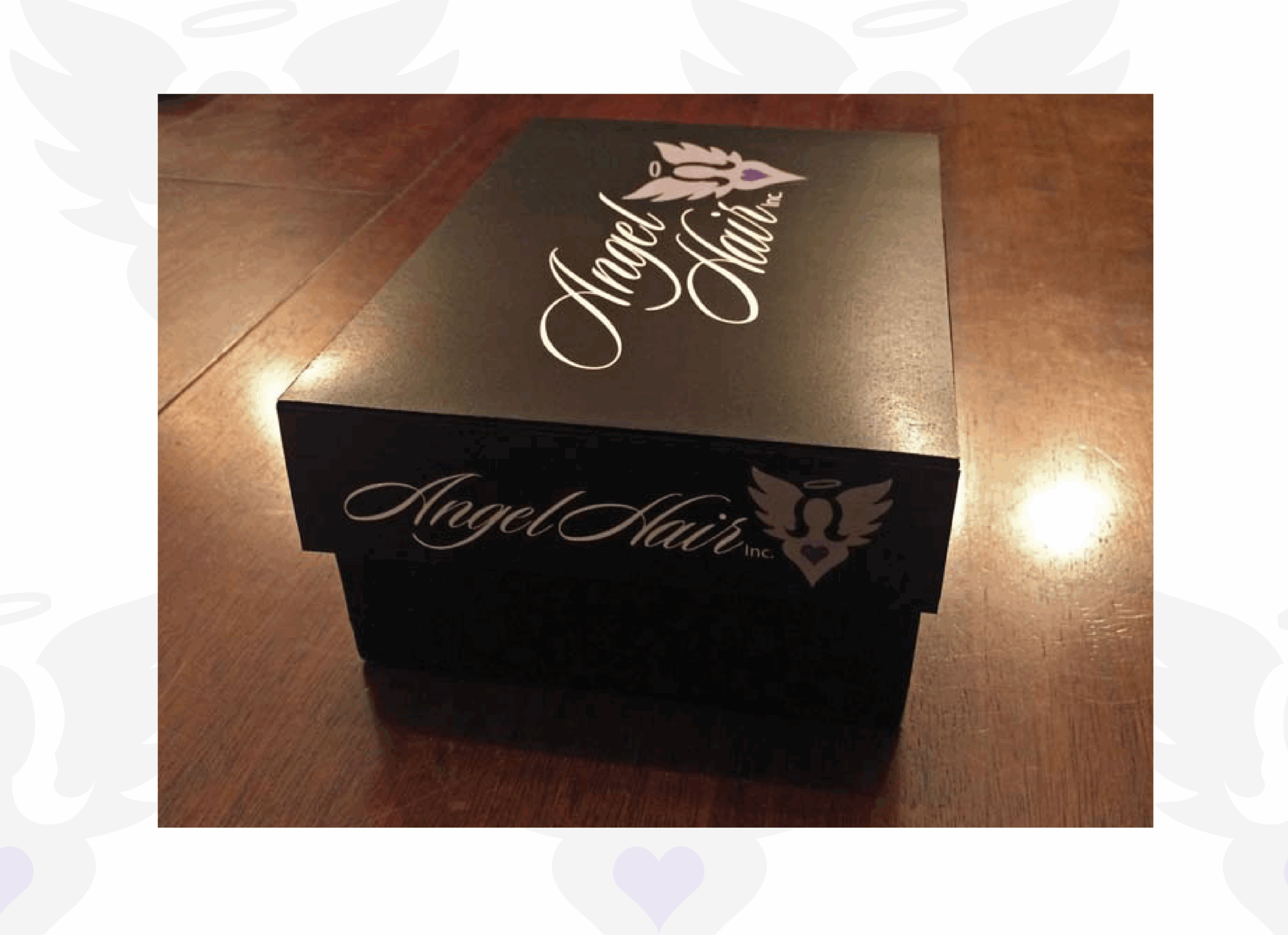 AngelHair Wig Box - Black_Open