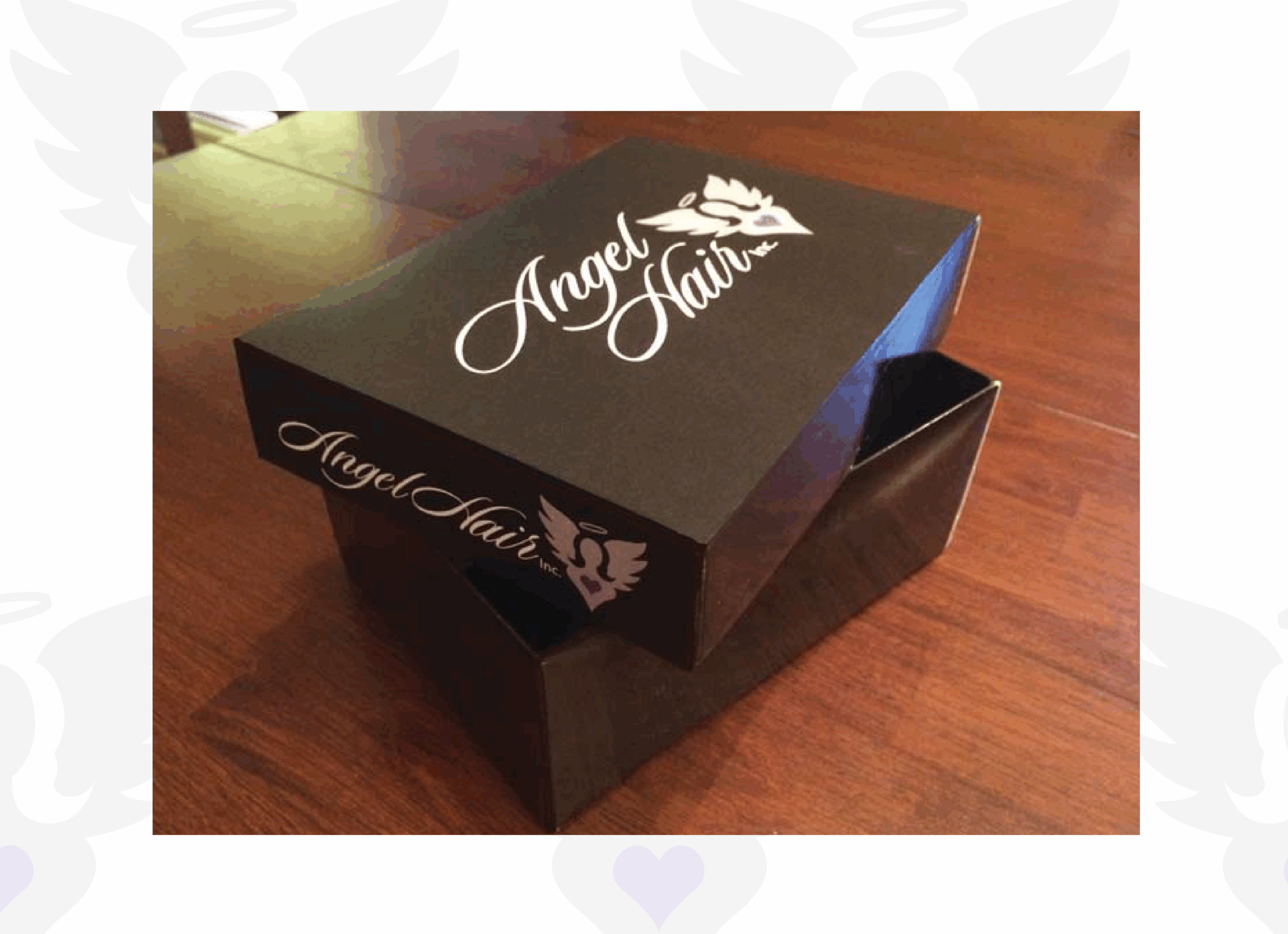 AngelHair Wig Box - White_Closed