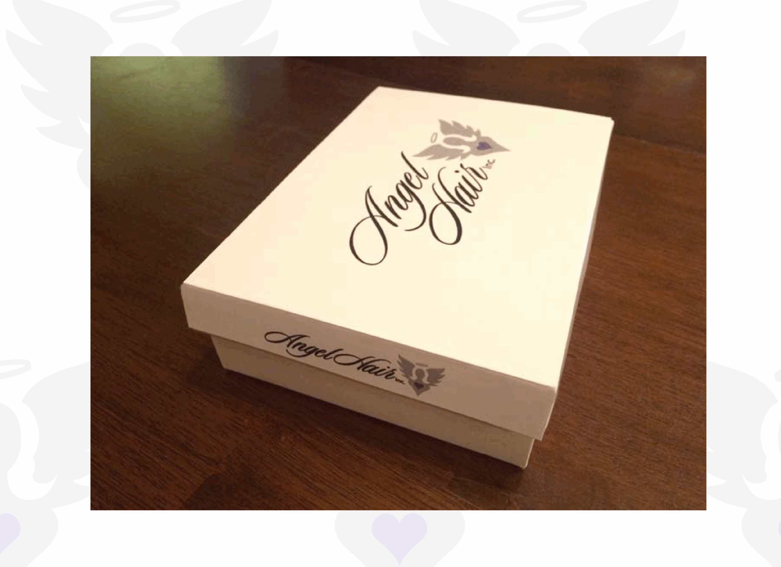 AngelHair Wig Box - White_Closed